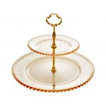 Suporte Cristal 2 Andares Âmbar 